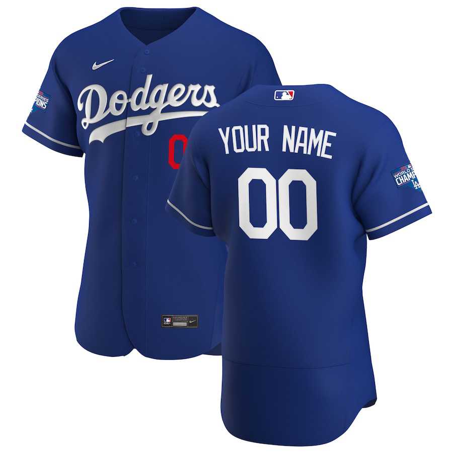 Los Angeles Dodgers Customized Nike Royal Alternate 2020 World Series Champions Player MLB Jersey,We sell and wholesale Los Angeles Dodgers Customized Nike Royal Alternate 2020 World Series Champions Player MLB Jersey on line form chian!